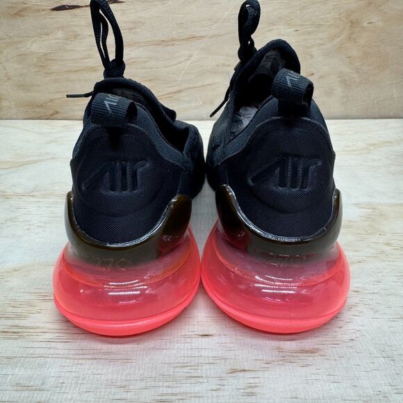 NEW Nike Air Max 270 Shoes Hot Punch Black Red Heel Mens Sz 10 AH8050-010 main image 10